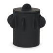 Mercana Deacon Metal Canister with Sculptural Handles