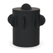 Mercana Deacon Metal Canister with Sculptural Handles