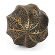 Mercana Imani Small Sculptural Textured Metal Decorative Orb Object