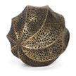 Mercana Imani Small Sculptural Textured Metal Decorative Orb Object