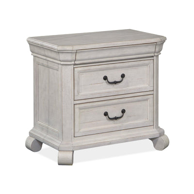 Magnussen Home Bronwyn Alabaster Drawer Nightstand