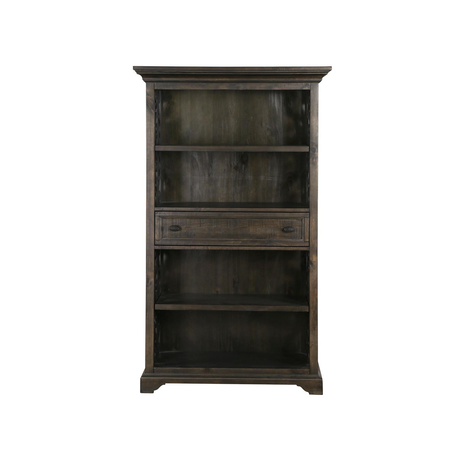 Magnussen Home Bellamy Peppercorn Bookcase