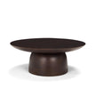 Mercana Sadira Mid-Dark Brown Solid Wood Round Riser