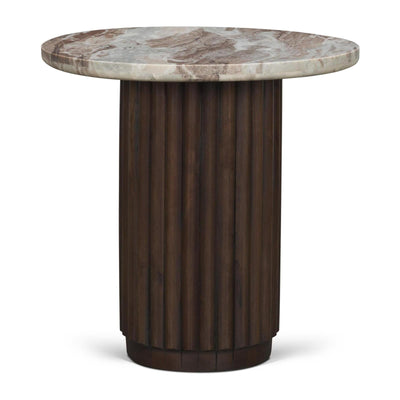 Mercana Marbrello Round Side Table