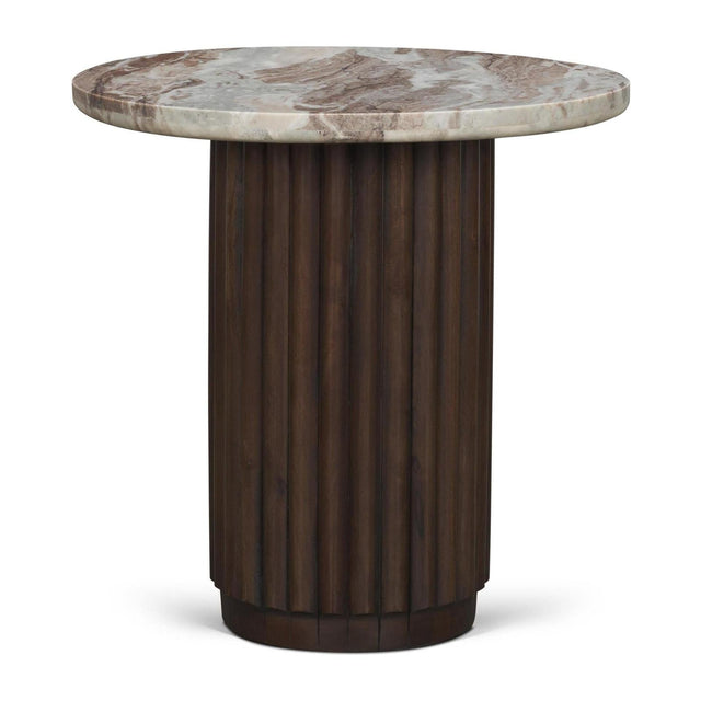 Mercana Marbrello Round Side Table