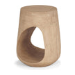 Mercana Cove Sculptural Open Side Table