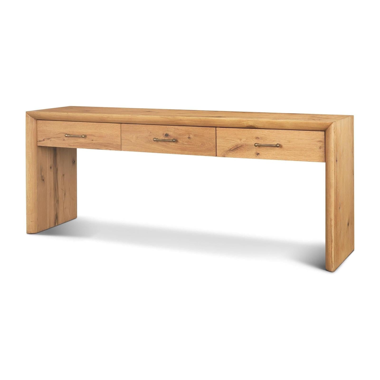 Mercana Belford Oak Wood Console Table – Grayson Living