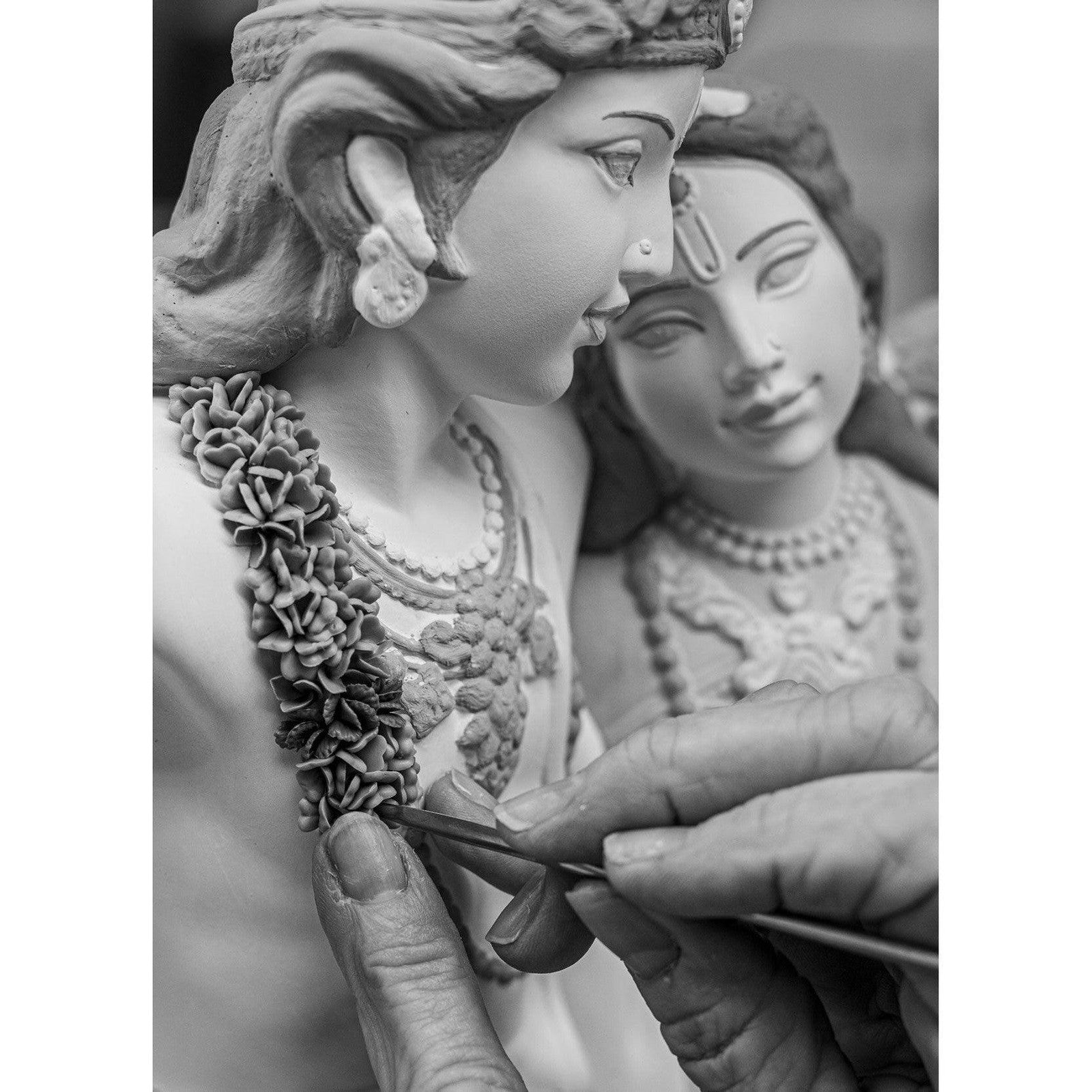 Lladro Radha Krishna on a Swing