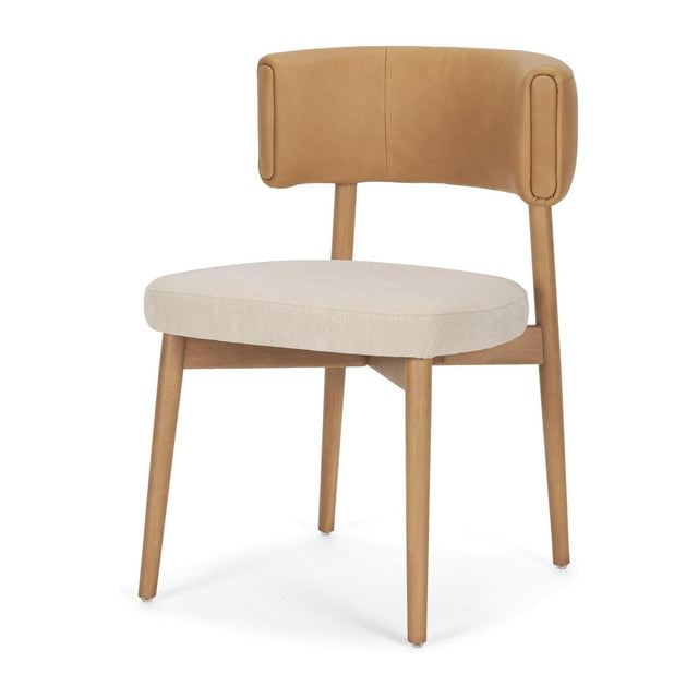 Mercana Motley Leather Dining Chair