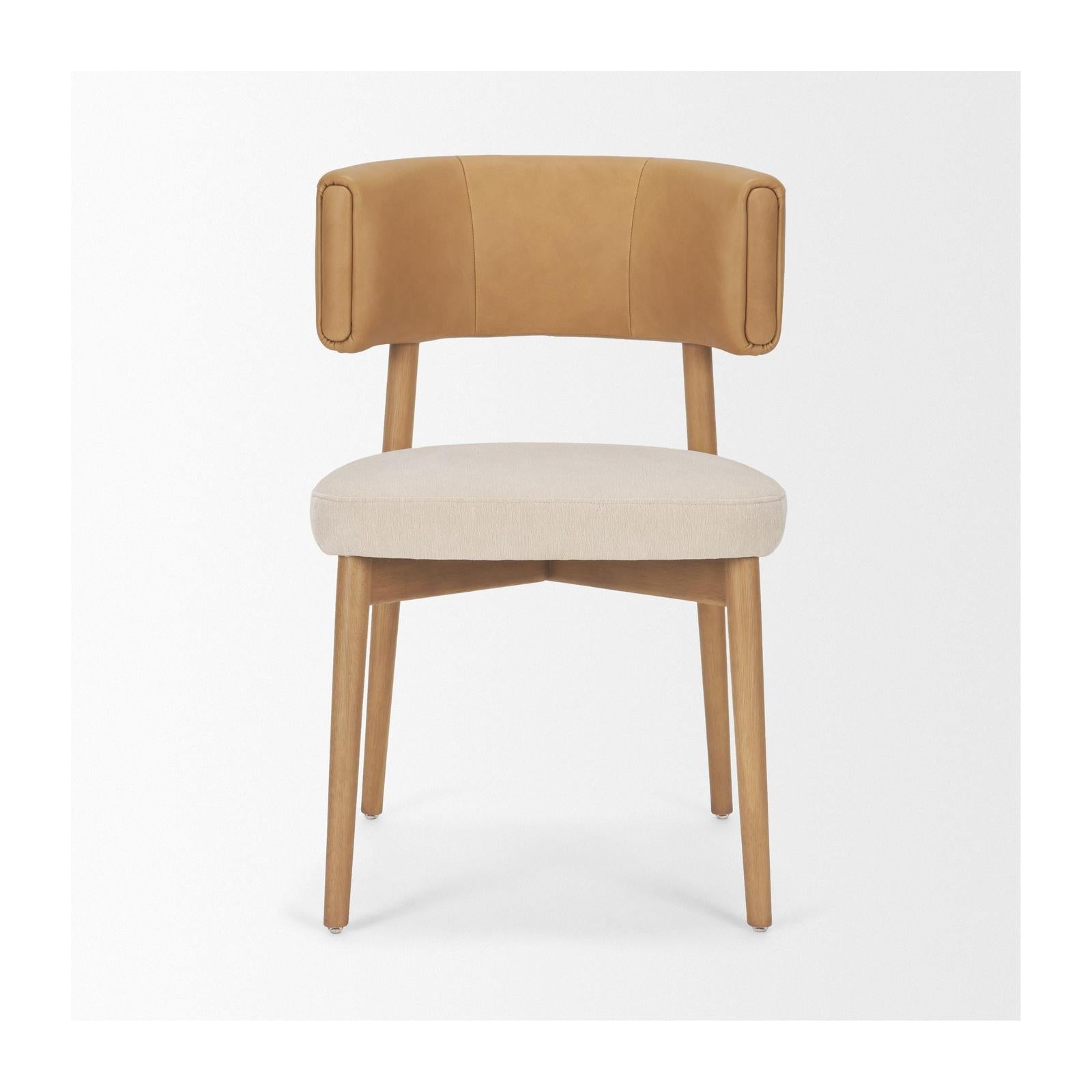 Mercana Motley Leather Dining Chair