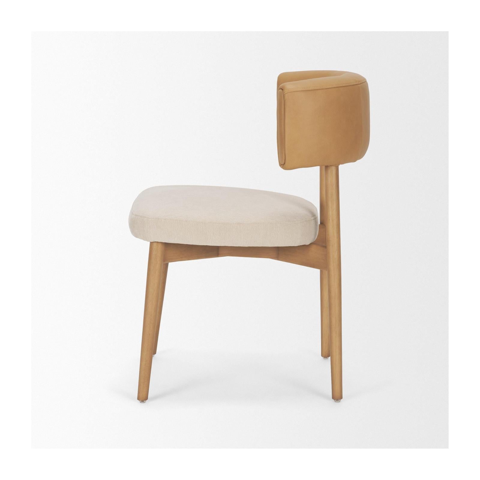 Mercana Motley Leather Dining Chair