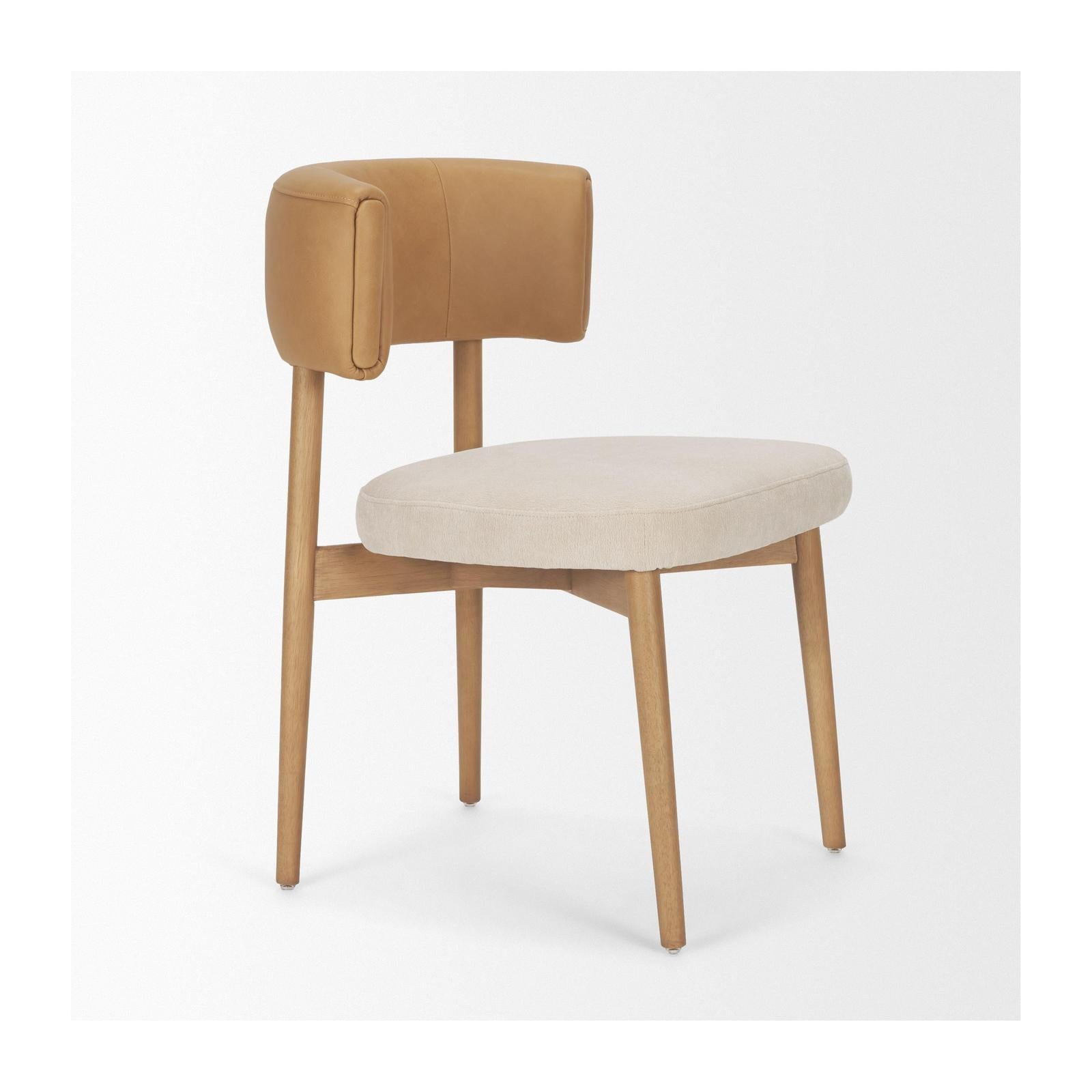 Mercana Motley Leather Dining Chair