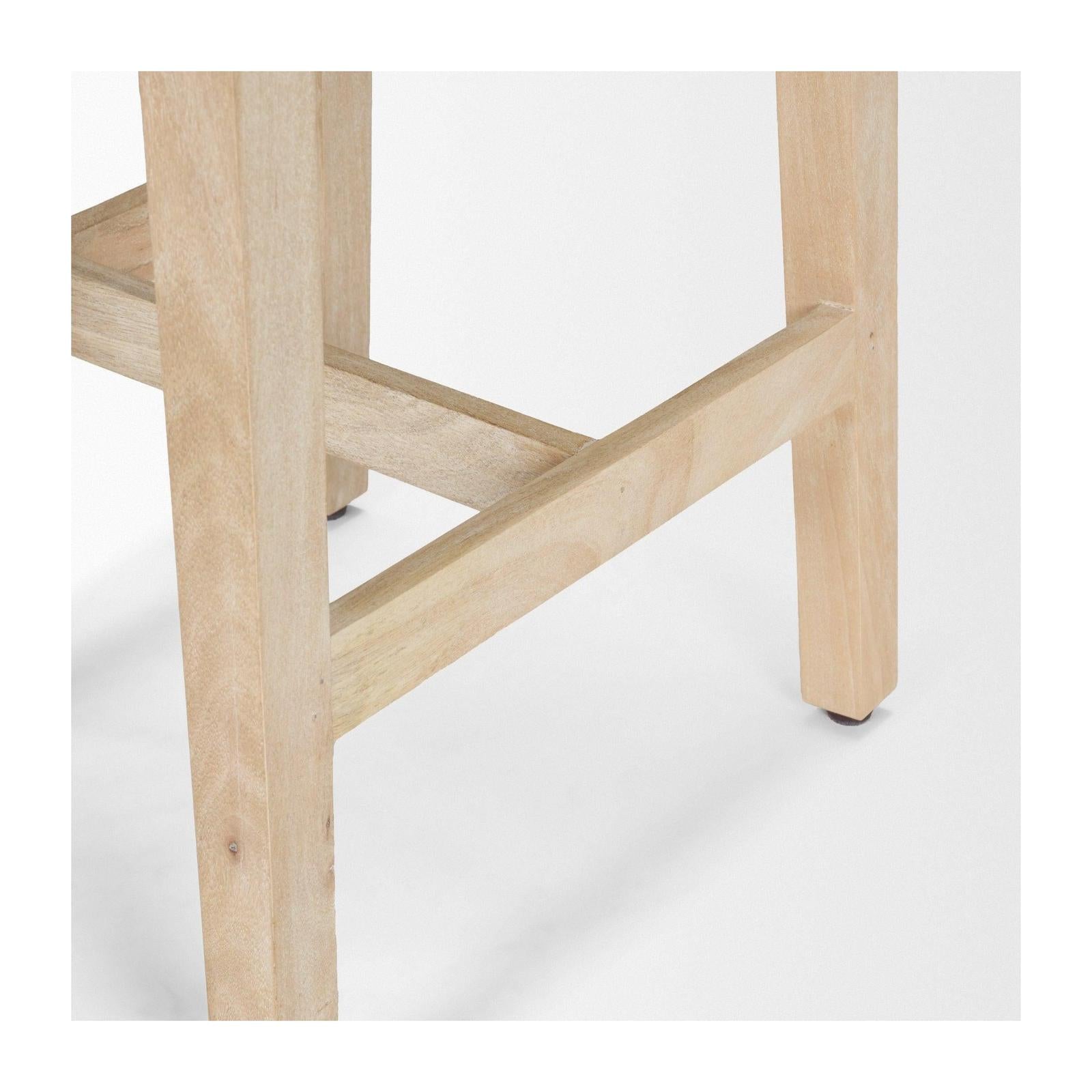Mercana Colony Solid Wood Counter Stool