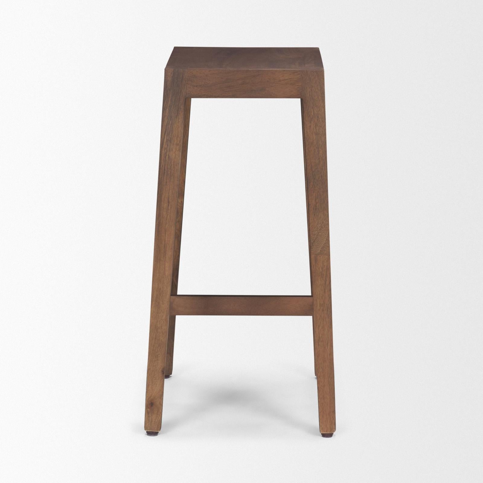 Mercana Colony Solid Wood Counter Stool