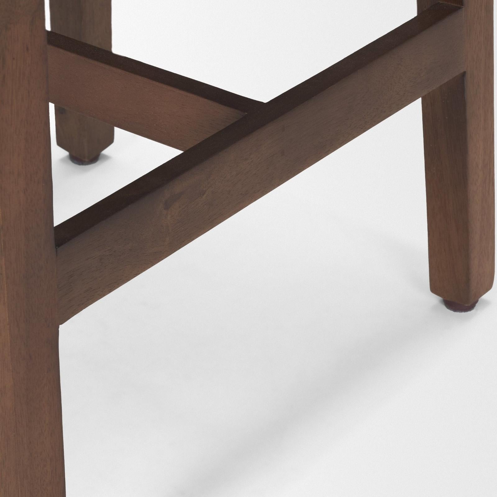 Mercana Colony Solid Wood Counter Stool