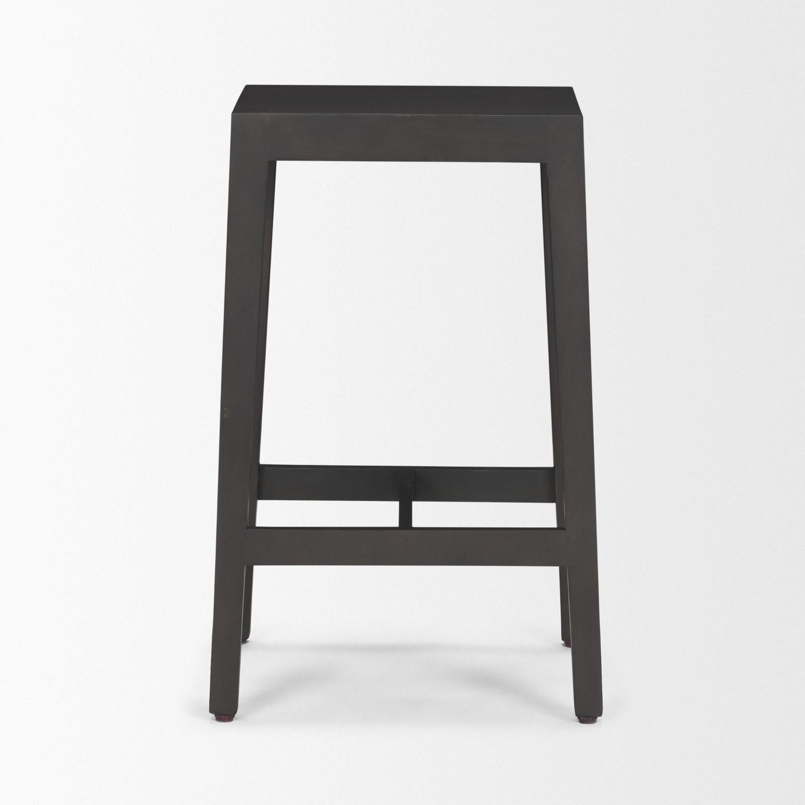 Mercana Colony Solid Wood Counter Stool