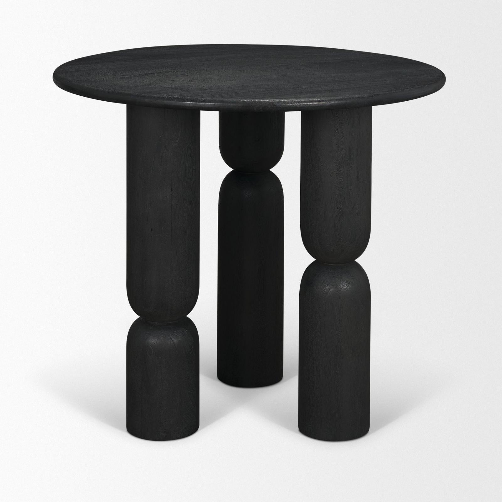 Mercana Sonel Wood Pedestal Foyer Table