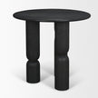 Mercana Sonel Wood Pedestal Foyer Table