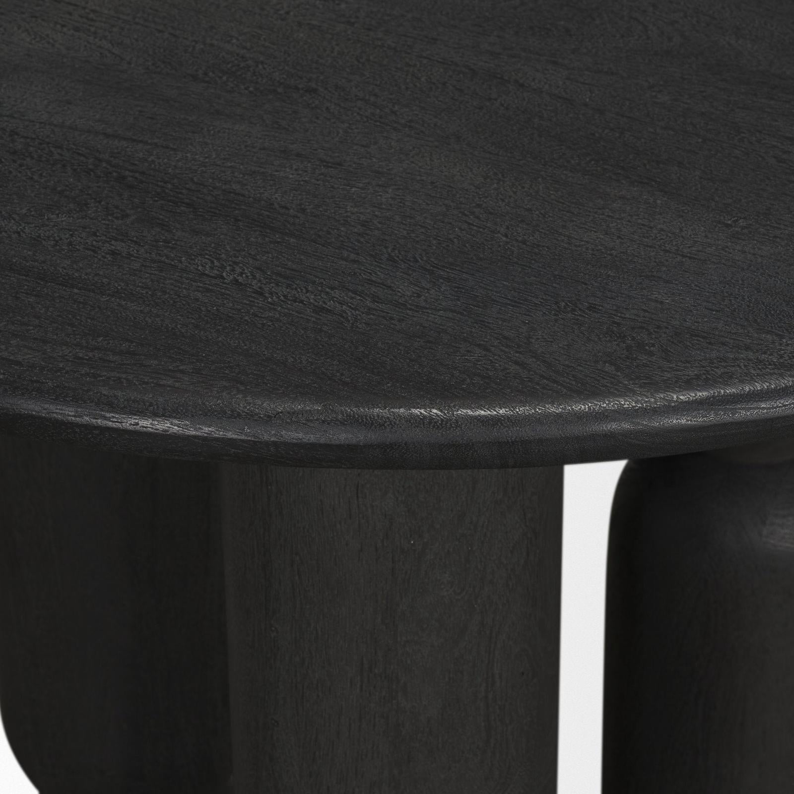 Mercana Sonel Wood Pedestal Foyer Table
