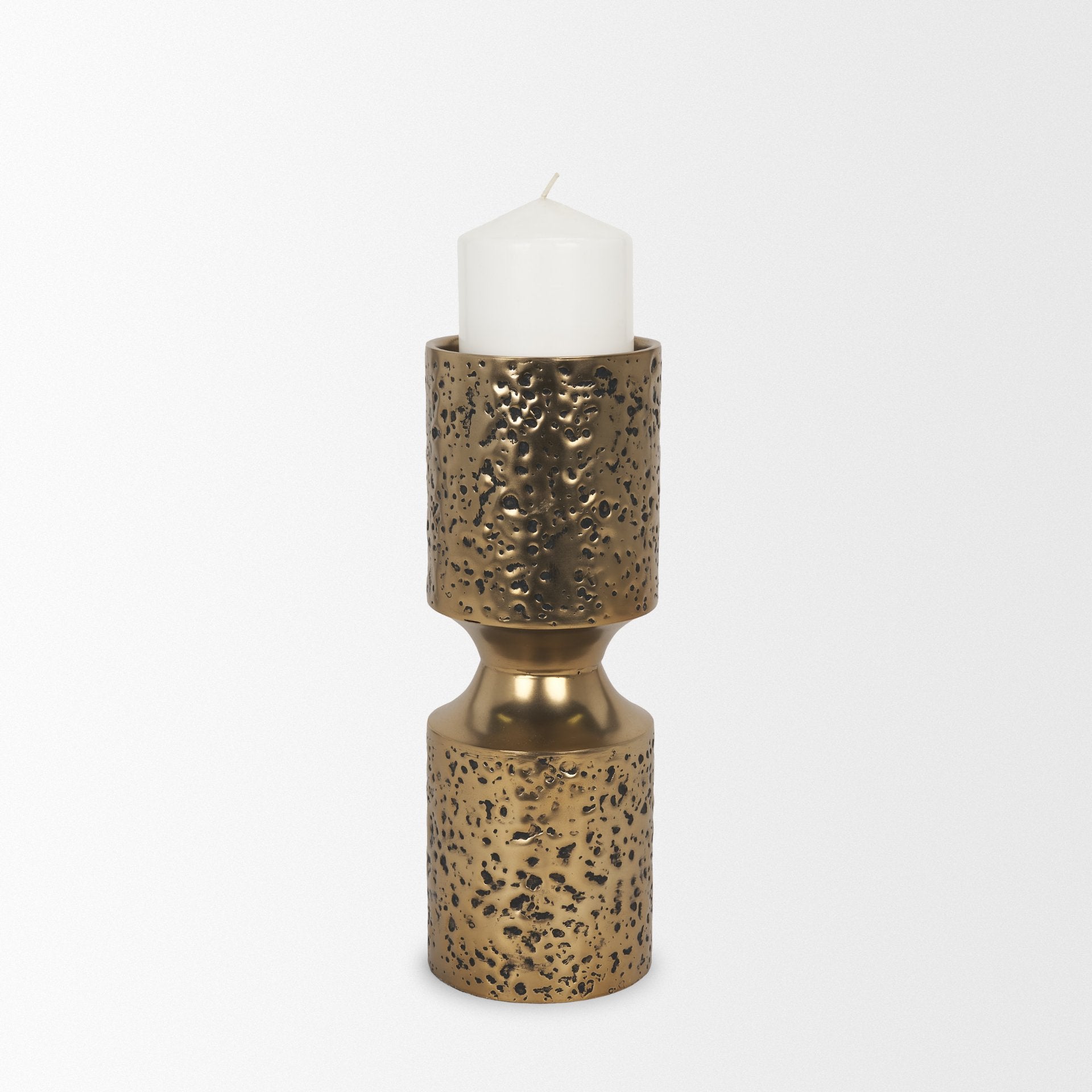 Mercana Akira Metal Pillar Candle Holder