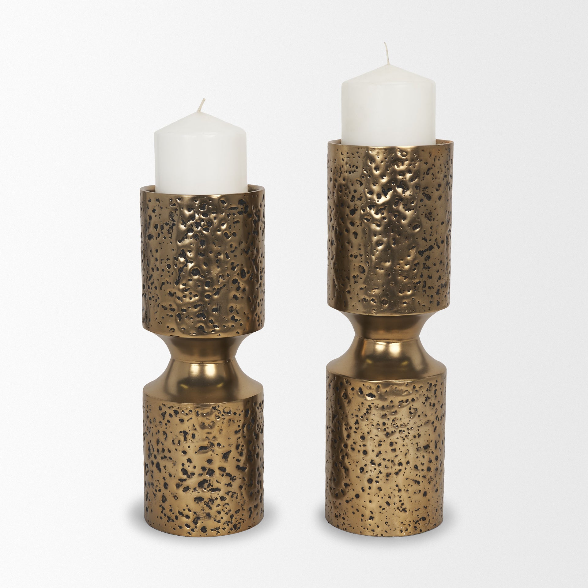 Mercana Akira Metal Pillar Candle Holder