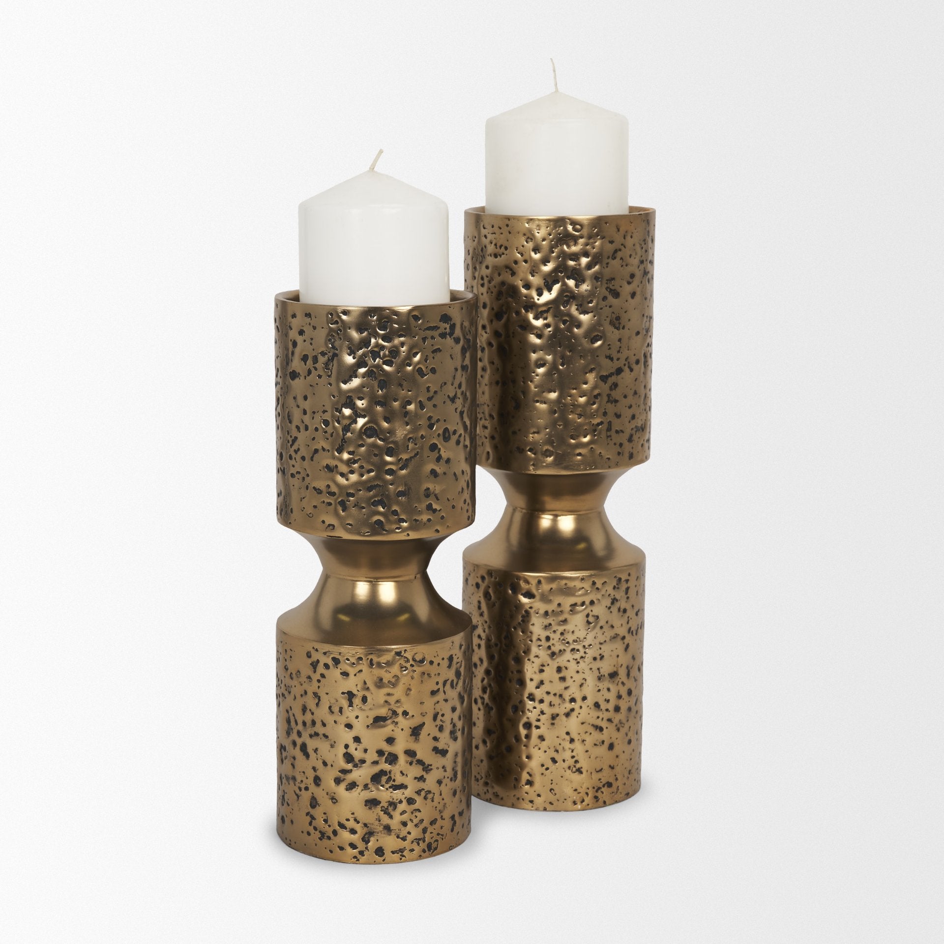 Mercana Akira Metal Pillar Candle Holder