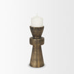 Mercana Odilia Metal Geometric Pillar Candle Holder