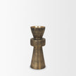 Mercana Odilia Metal Geometric Pillar Candle Holder