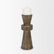 Mercana Odilia Metal Geometric Pillar Candle Holder
