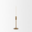 Mercana Chantria Solid Natural Brass Adjustable Taper Candle Holder