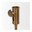 Mercana Chantria Solid Natural Brass Adjustable Taper Candle Holder