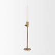 Mercana Chantria Solid Natural Brass Adjustable Taper Candle Holder