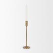 Mercana Chantria Solid Natural Brass Adjustable Taper Candle Holder