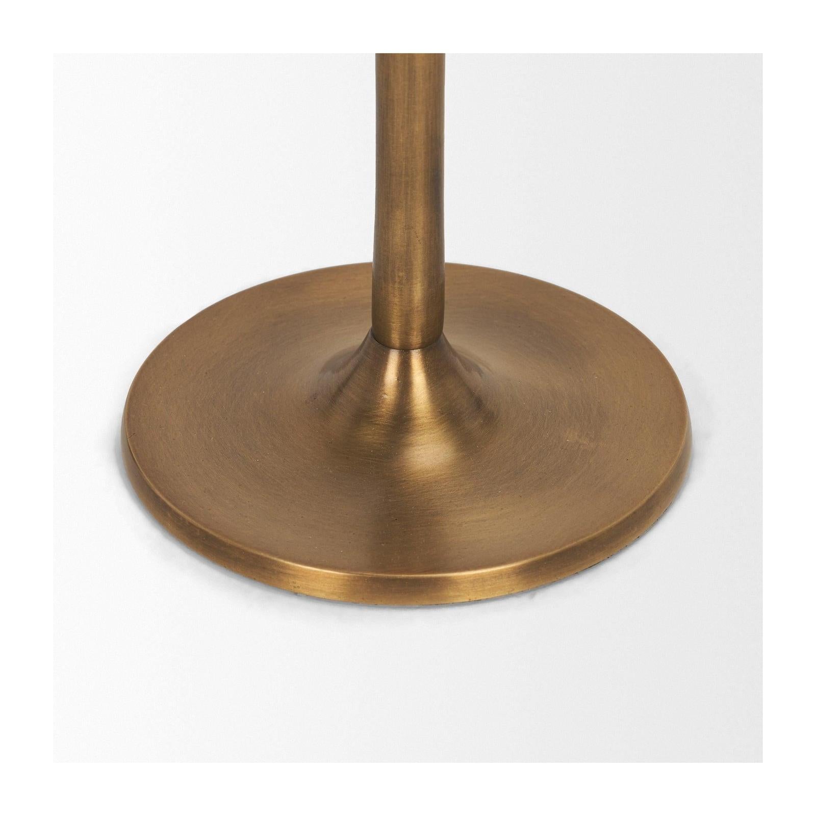 Mercana Chantria Solid Natural Brass Adjustable Taper Candle Holder