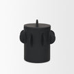 Mercana Deacon Metal Canister with Sculptural Handles