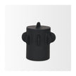 Mercana Deacon Metal Canister with Sculptural Handles