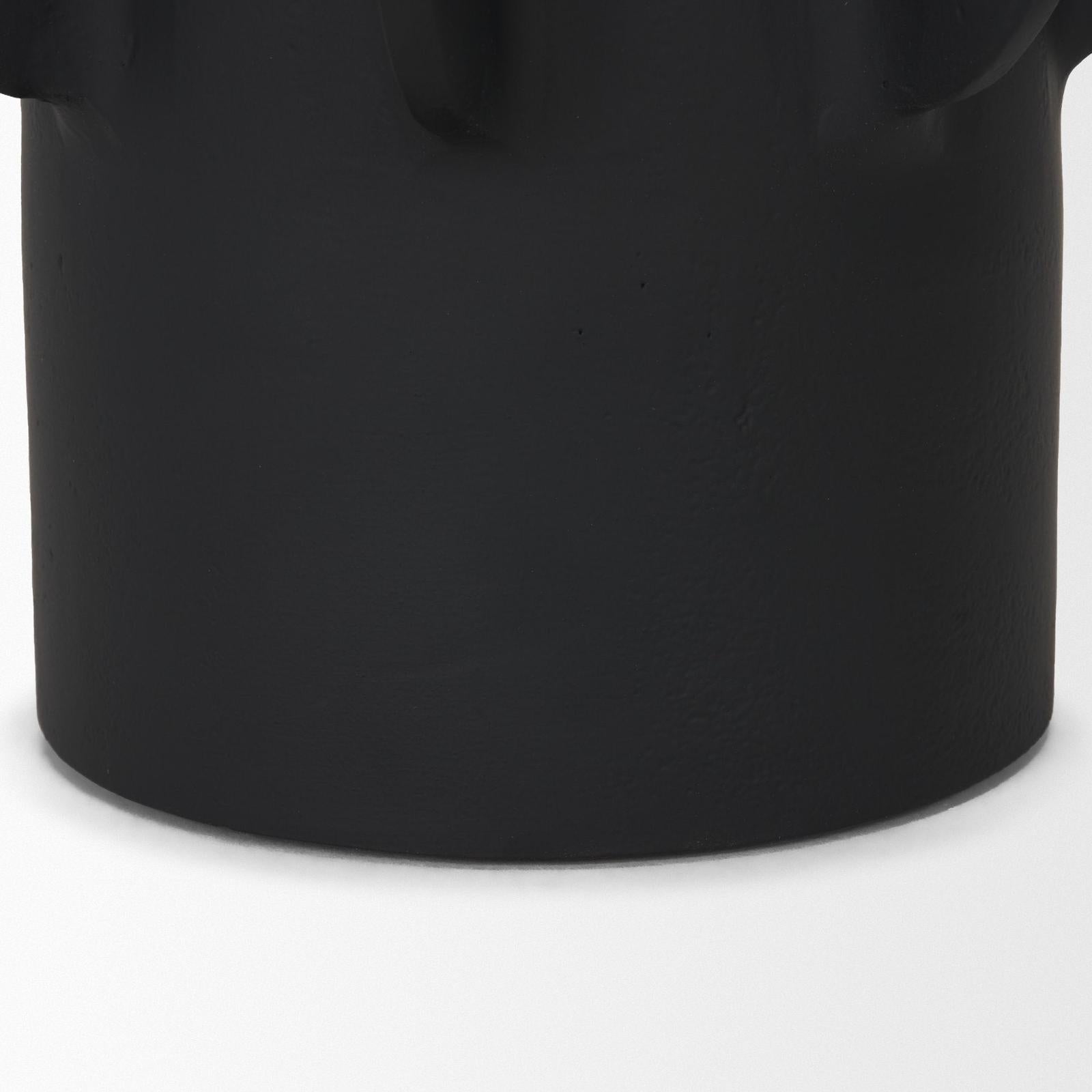 Mercana Deacon Metal Canister with Sculptural Handles