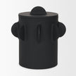 Mercana Deacon Metal Canister with Sculptural Handles