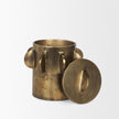 Mercana Deacon Metal Canister with Sculptural Handles