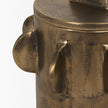 Mercana Deacon Metal Canister with Sculptural Handles