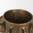 Mercana Deacon Metal Canister with Sculptural Handles