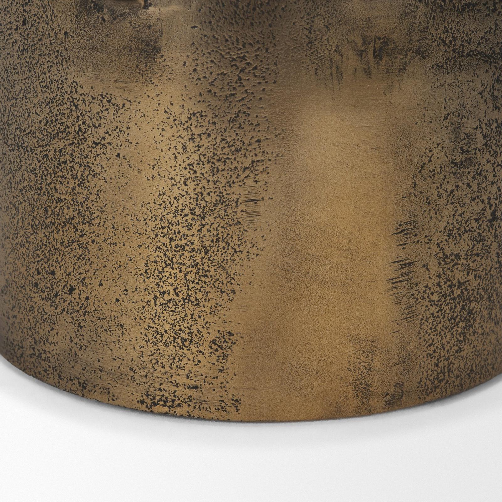 Mercana Deacon Metal Canister with Sculptural Handles