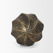 Mercana Imani Small Sculptural Textured Metal Decorative Orb Object