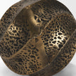Mercana Imani Small Sculptural Textured Metal Decorative Orb Object
