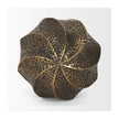 Mercana Imani Small Sculptural Textured Metal Decorative Orb Object