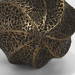 Mercana Imani Small Sculptural Textured Metal Decorative Orb Object