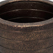 Mercana Aivana Antiqued Gold Metal Floor Vase
