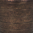 Mercana Aivana Antiqued Gold Metal Floor Vase