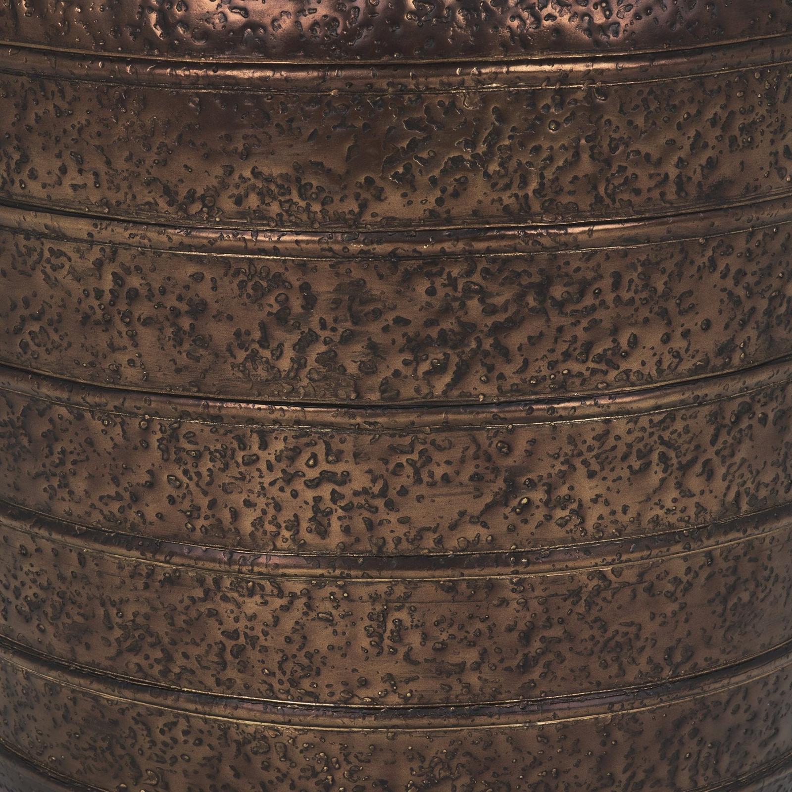 Mercana Aivana Antiqued Gold Metal Floor Vase