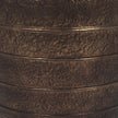 Mercana Aivana Extra Large Antiqued Gold Metal Floor Vase